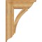 Ekena Millwork Thorton Traditional Rough Sawn Bracket, Western Red Cedar, 6"W x 22"D x 30"H BKT06X22X30THR01RWR - alternate 4